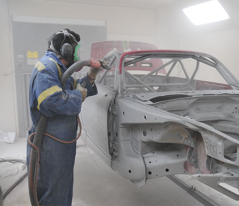 Soda Blasting Sandblasting Media Blasting Mississauga Toronto Gta Auto Restoration Car Paint Removal Rust Removal